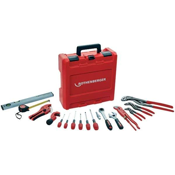 Rothenberger - Combination Hand Tool Sets Tool Type: Plumber's Tool Set Number of Pieces: 18 - USA Tool & Supply