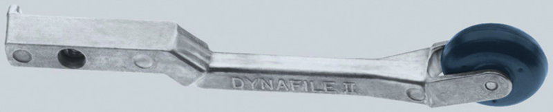 #11219 - 1/4 or 1/2 x 24'' Belt Size - 1 x 3/8'' Contact Wheel - Dynafile Contact Arm Assembly - USA Tool & Supply