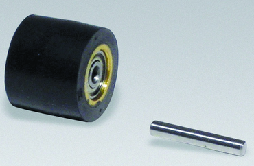 #11282 - 3/4 x 5/8'' - Rubber Contact Wheel W/Bearing & Shaft - USA Tool & Supply