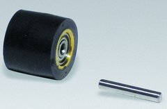 #11282 - 3/4 x 5/8'' - Rubber Contact Wheel W/Bearing & Shaft - USA Tool & Supply