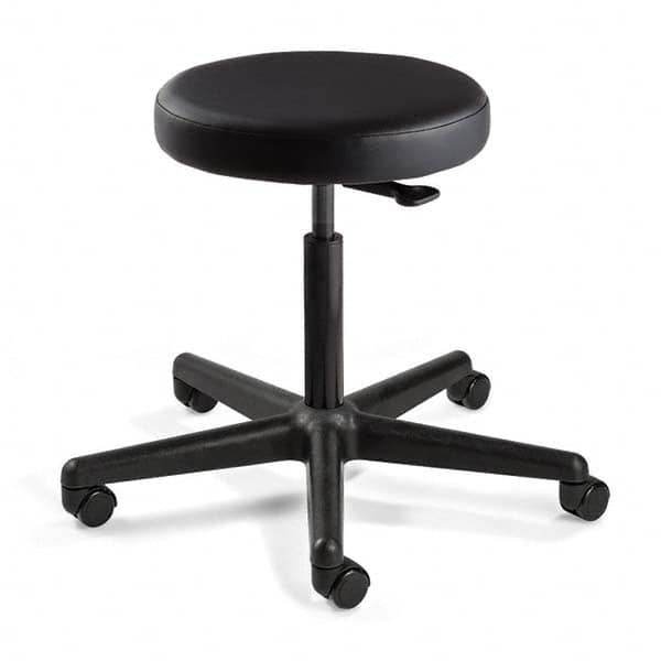 Bevco - Swivel & Adjustable Stools Type: Adjustable Backless Stool Base Type: Nylon - USA Tool & Supply