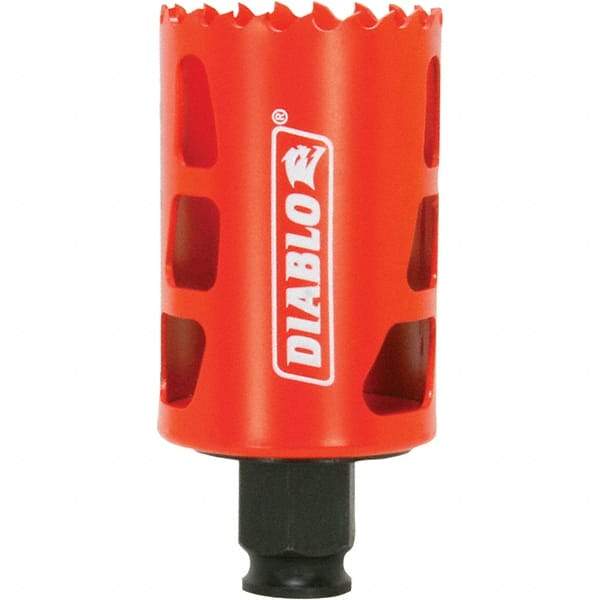 Freud - 1-3/4" Diam, 2-3/8" Cutting Depth, Hole Saw - Bi-Metal Saw, Toothed Edge - USA Tool & Supply