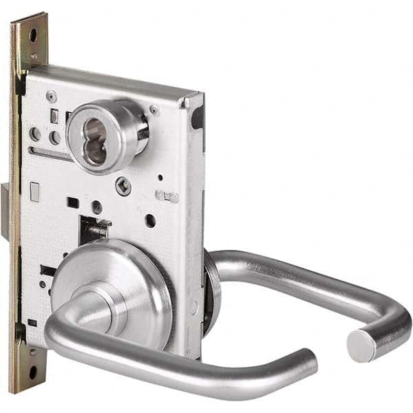Best - Dormitory Lever Lockset for 1-3/4" Thick Doors - USA Tool & Supply