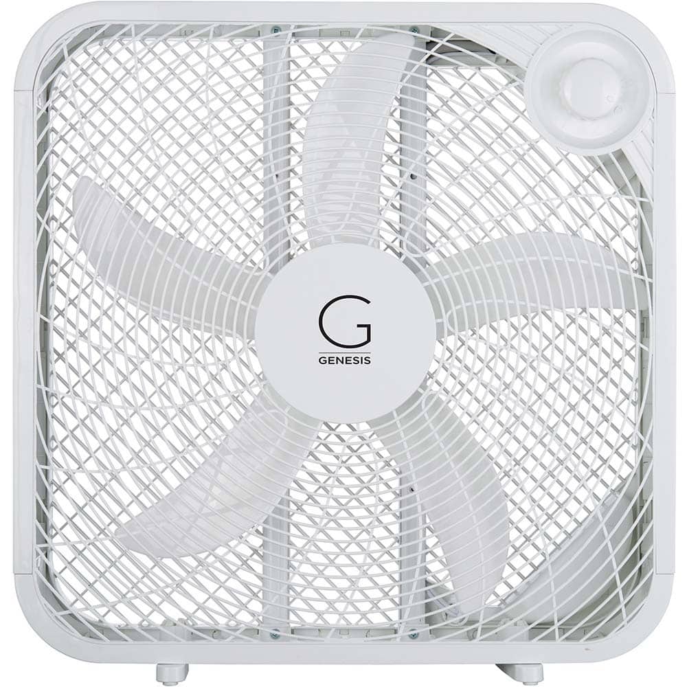 Genesis - Fans Type: Box Fan Blade Size: 10 (Inch) - USA Tool & Supply