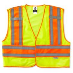 8245PSV S/M LIME PUBLIC SAFETY VEST - USA Tool & Supply