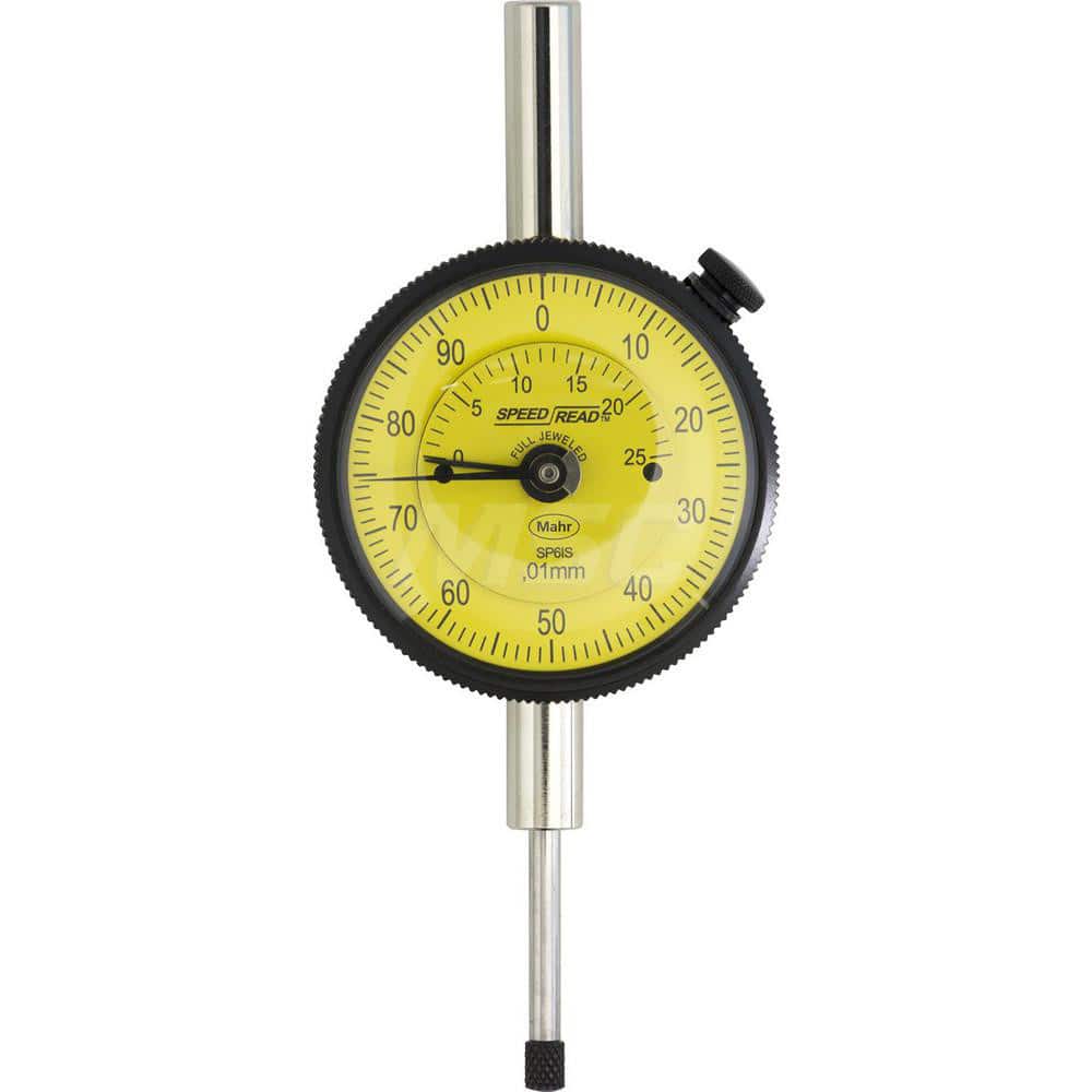 Dial Drop Indicator: 1″ Range, 0-100 Dial Reading, 0.0004″ Graduation Lug Back, ±0.0004″ Accuracy