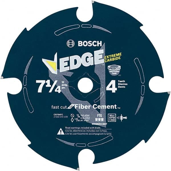 Bosch - Wet & Dry-Cut Saw Blades Blade Diameter (Inch): 7-1/4 Blade Material: Carbide-Tipped - USA Tool & Supply