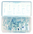 58 Pc. Machinery Key Assortment - USA Tool & Supply