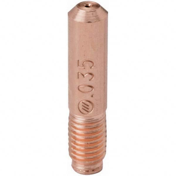 Hobart Welding Products - 0.035" Wire OD, MIG Welder Contact Tip - USA Tool & Supply