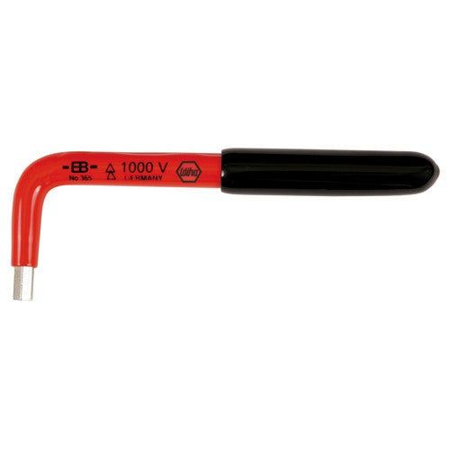 Insulated Metric Hex L-Key. 1.5 mm × 100 mm. Blade Chrome-vanadium steel, hardened. 1000Volt Rated.