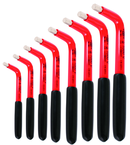 Insulated Inch Hex L-Key 8 Piece Set 1/8; 5/32; 3/16; 7/32; 1/4; 5/16; 3/8; 1/2" - USA Tool & Supply
