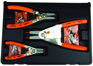 3 Pc. Tools Snap Ring Plier Kit - USA Tool & Supply