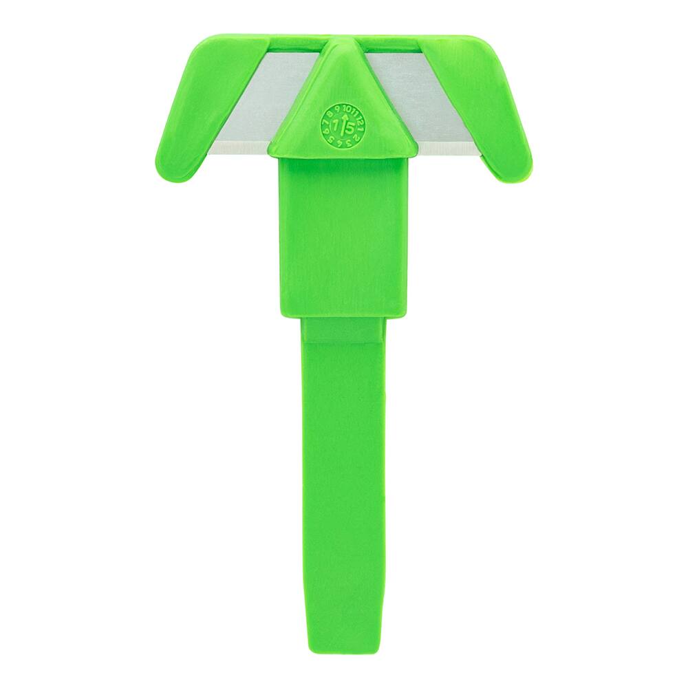 Klever Innovations - Utility Knives, Snap Blades & Box Cutters; Type: Safety Blade ; Blade Type: Concealed ; Number of Blades Included: 1 ; Number of Blades: 1 ; Handle Material: Plastic ; Color: Green - Exact Industrial Supply
