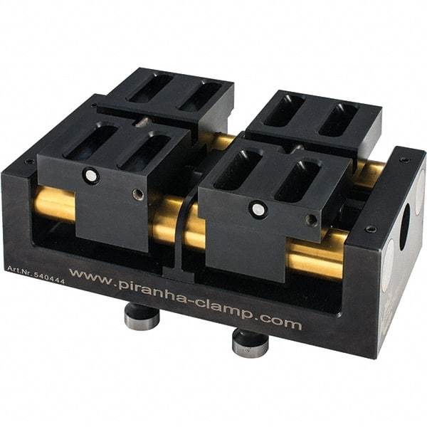 Piranha Clamp - Vise Jaw Sets Jaw Width (mm): 50.00 Set Type: Standard - USA Tool & Supply