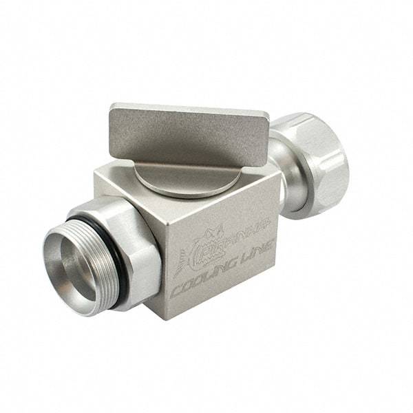 Piranha Cooling Line - Instrumentation Ball Valves Material: Aluminum Pipe Size: 0.5 (Inch) - USA Tool & Supply