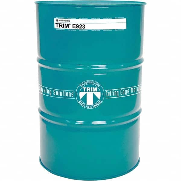Master Fluid Solutions - TRIM E923 54 Gal Drum Cutting, Drilling, Sawing, Grinding, Tapping & Turning Fluid - USA Tool & Supply