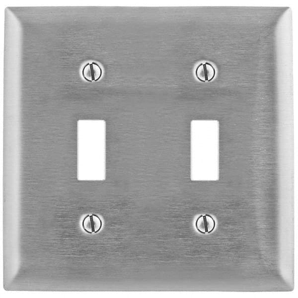 Bryant Electric - Wall Plates Wall Plate Type: Switch Plates Color: Metallic - USA Tool & Supply