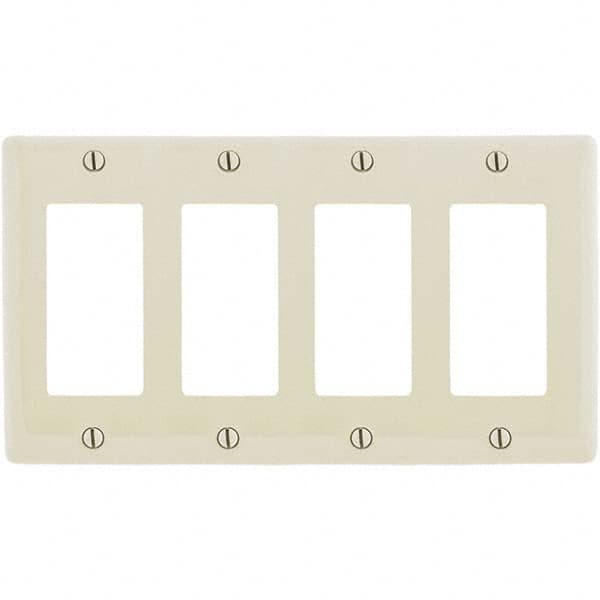 Bryant Electric - Wall Plates Wall Plate Type: Outlet Wall Plates Color: Light Almond - USA Tool & Supply