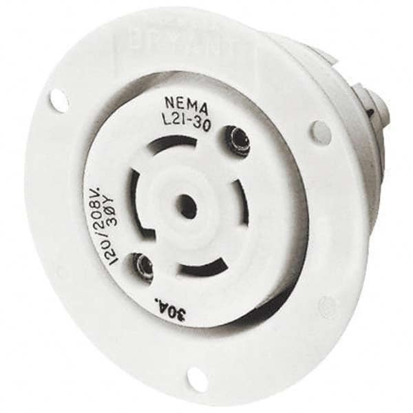 Bryant Electric - Twist Lock Receptacles Receptacle/Part Type: Receptacle Gender: Female - USA Tool & Supply