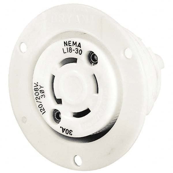 Bryant Electric - Twist Lock Receptacles Receptacle/Part Type: Receptacle Gender: Female - USA Tool & Supply