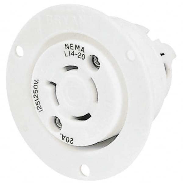 Bryant Electric - Twist Lock Receptacles Receptacle/Part Type: Receptacle Gender: Female - USA Tool & Supply