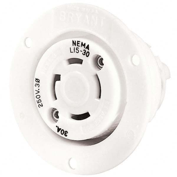 Bryant Electric - Twist Lock Receptacles Receptacle/Part Type: Receptacle Gender: Female - USA Tool & Supply