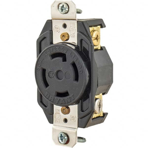 Bryant Electric - Twist Lock Receptacles Receptacle/Part Type: Receptacle Gender: Female - USA Tool & Supply