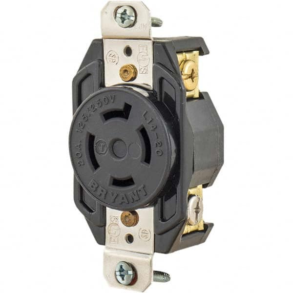 Bryant Electric - Twist Lock Receptacles Receptacle/Part Type: Receptacle Gender: Female - USA Tool & Supply