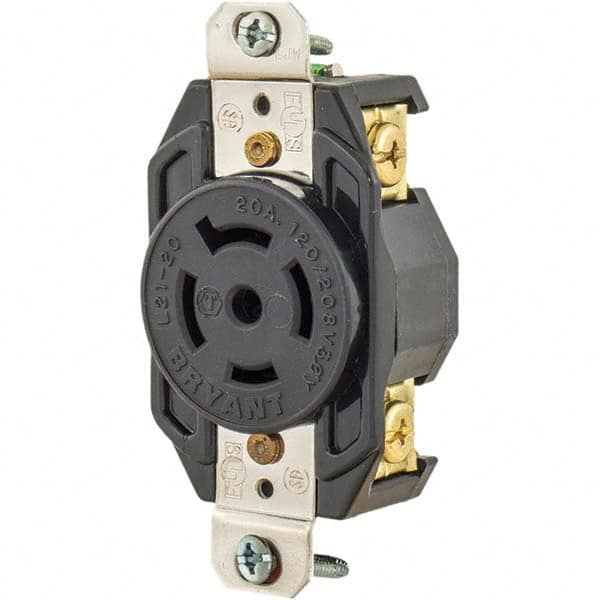 Bryant Electric - Twist Lock Receptacles Receptacle/Part Type: Receptacle Gender: Female - USA Tool & Supply