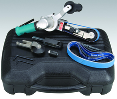 #15032 - 1/4 x 18" Belt Size - Air-Powered Abrasive Belt Tool - USA Tool & Supply