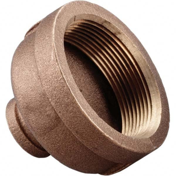 Merit Brass - Brass & Chrome Pipe Fittings Type: Reducing Coupling Fitting Size: 1-1/2 x 1 - USA Tool & Supply