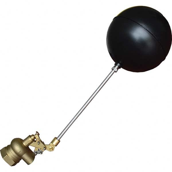 Control Devices - Float Valves Type: Mechanical Style: Angle Pattern-Single Seat - USA Tool & Supply