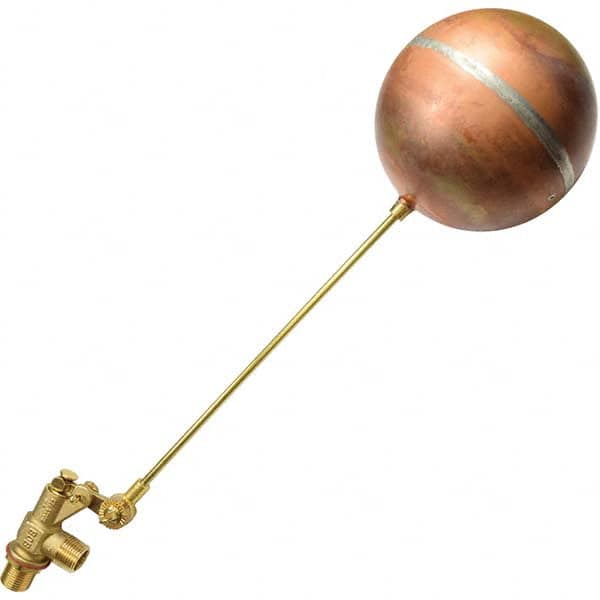Control Devices - Float Valves Type: Mechanical Style: Angle Pattern-Single Seat - USA Tool & Supply
