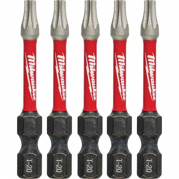 Milwaukee Tool - 1/4" Hex T20 Torx Impact Ready Bit - USA Tool & Supply