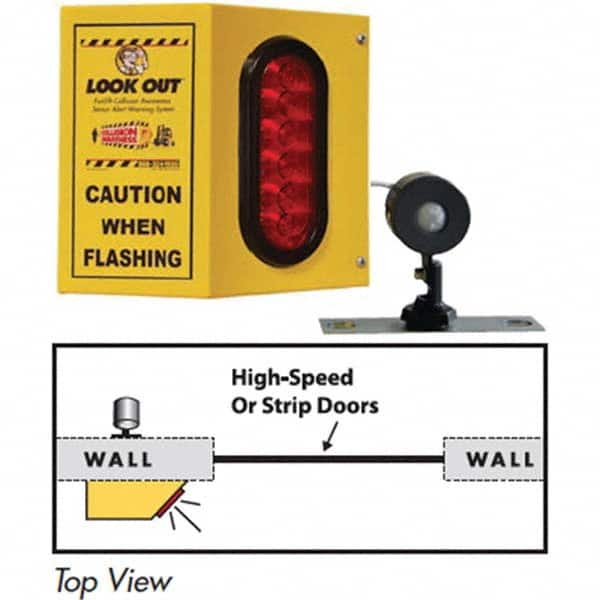 TAPCO - Auxiliary Lights Type: Forklift Warning Light Voltage: 110 VAC to 24VDC - USA Tool & Supply