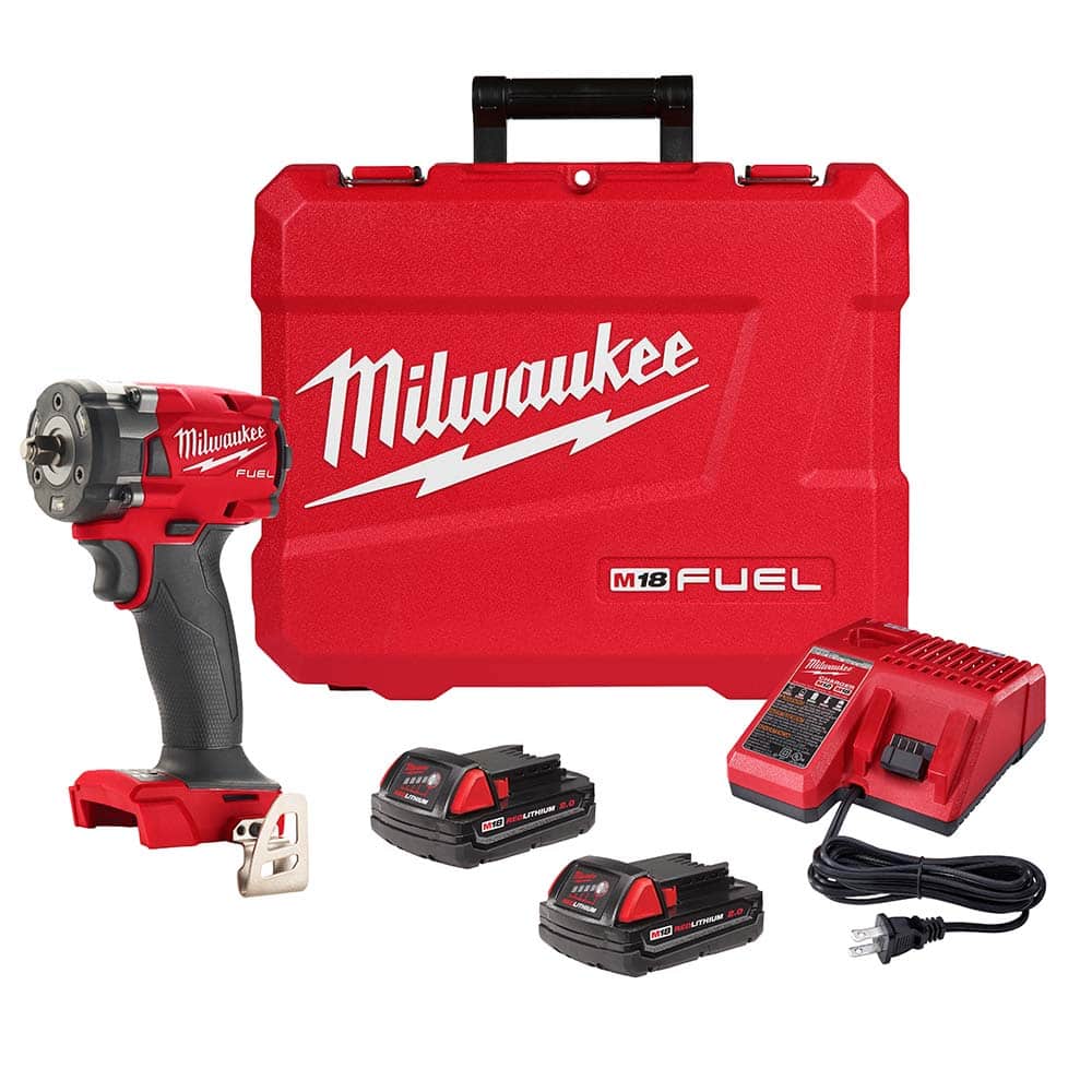 Milwaukee Tool - Cordless Impact Wrenches & Ratchets Voltage: 18.00 Drive Size (Inch): 3/8 - USA Tool & Supply