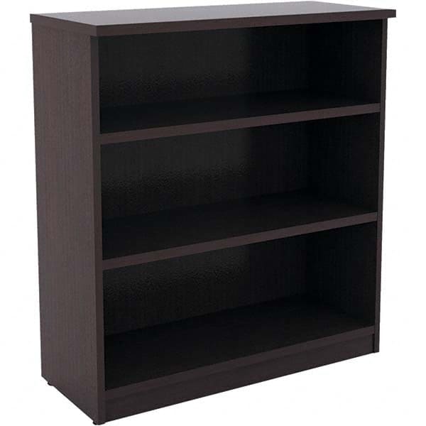 ALERA - Bookcases Height (Inch): 39-3/4 Color: Espresso - USA Tool & Supply