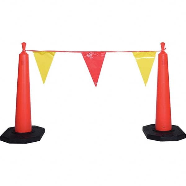 VizCon - Pennants Color: Multicolored Overall Length (Feet): 105.00 - USA Tool & Supply