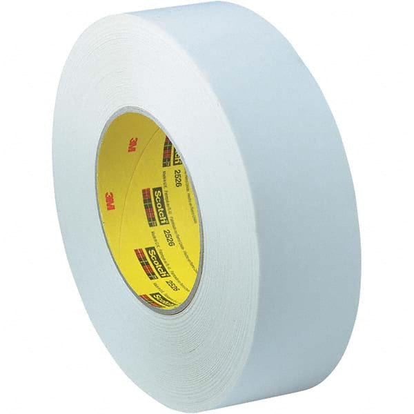3M - 72mm Wide x 55 m x 9.8 mil White Crepe Paper Masking Tape - USA Tool & Supply