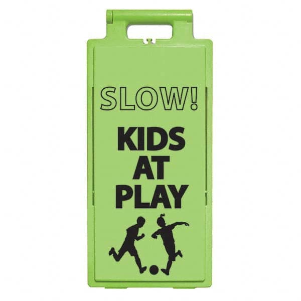 PRO-SAFE - Cone & A Frame Floor Signs Shape: A-Frame Type: Accident Prevention - USA Tool & Supply