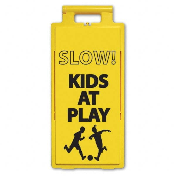 PRO-SAFE - Cone & A Frame Floor Signs Shape: A-Frame Type: Accident Prevention - USA Tool & Supply