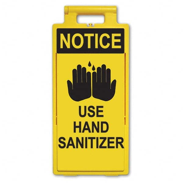PRO-SAFE - Cone & A Frame Floor Signs Shape: A-Frame Type: Accident Prevention - USA Tool & Supply