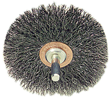3'' Diameter - Crimped Stainless Confle x Brush - USA Tool & Supply