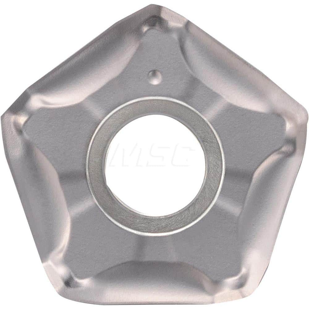 Kyocera PNMU 0905XNERGM TN620M Grade Uncoated Cermet, Indexable Milling Insert, Pentagon, Rake Angle, Milling Insert for Finishing in (P) Free-Cutting Steel, (P) Carbon/Alloy Steel, (P) Mold Steel