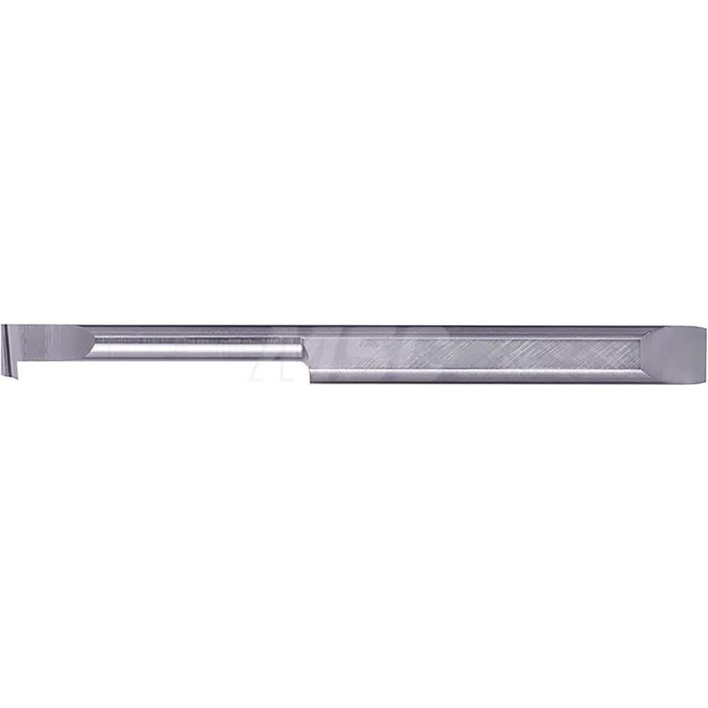 Back Boring Bar: 4 mm Min Bore, 2 mm Max Depth, Right Hand Cut, Carbide 4 mm Shank Dia, 48.70 mm OAL, 0.05 mm Corner Radius