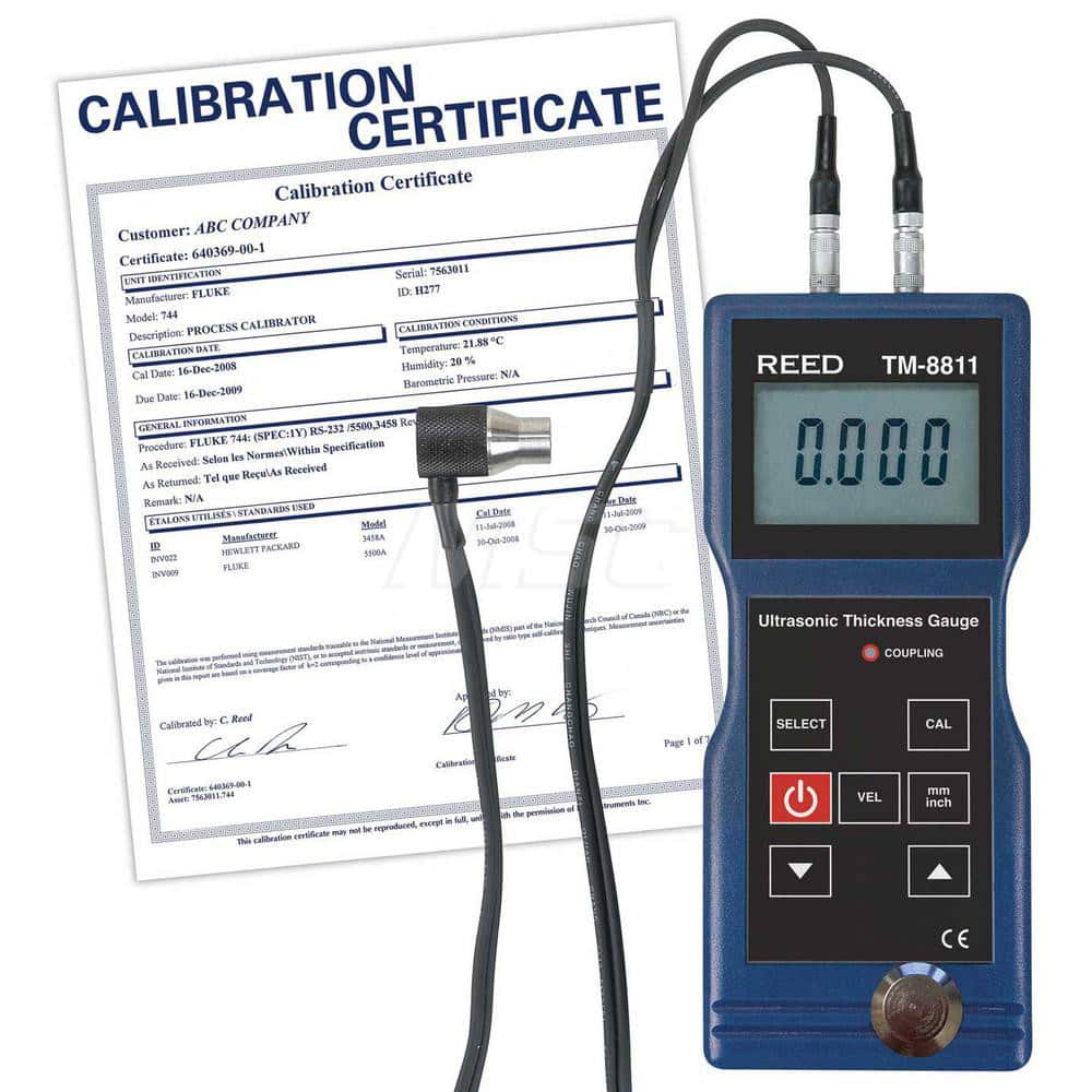 Electronic Thickness Gages; Minimum Measurement (mm): 1.50; Minimum Measurement (Decimal Inch): 0.0500; Maximum Measurement (Inch): 7.9000; Maximum Measurement (mm): 200; Resolution (mm): 0.1000; Resolution (Decimal Inch): 0.001; Accuracy (mm): ™(0.5% +