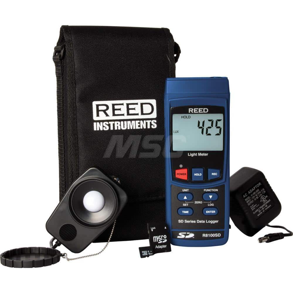 Light Meters; Compatible Lighting: All Visible Light; Maximum Measurement (FC): 10000; Maximum Measurement (Lux): 100000; Minimum Measurement (FC): 200; Minimum Measurement (Lux): 2000; Accuracy ™ (%): 4; Sensor Type: Color-corrected Photodiode; Display