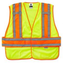 8240HL M/L LIME EXPANDABLE VEST - USA Tool & Supply