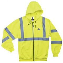 8392 2XL LIME HOODED SWEATSHIRT - USA Tool & Supply