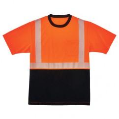 8280BK S ORG/BLK FRONT PERF T-SHIRT - USA Tool & Supply